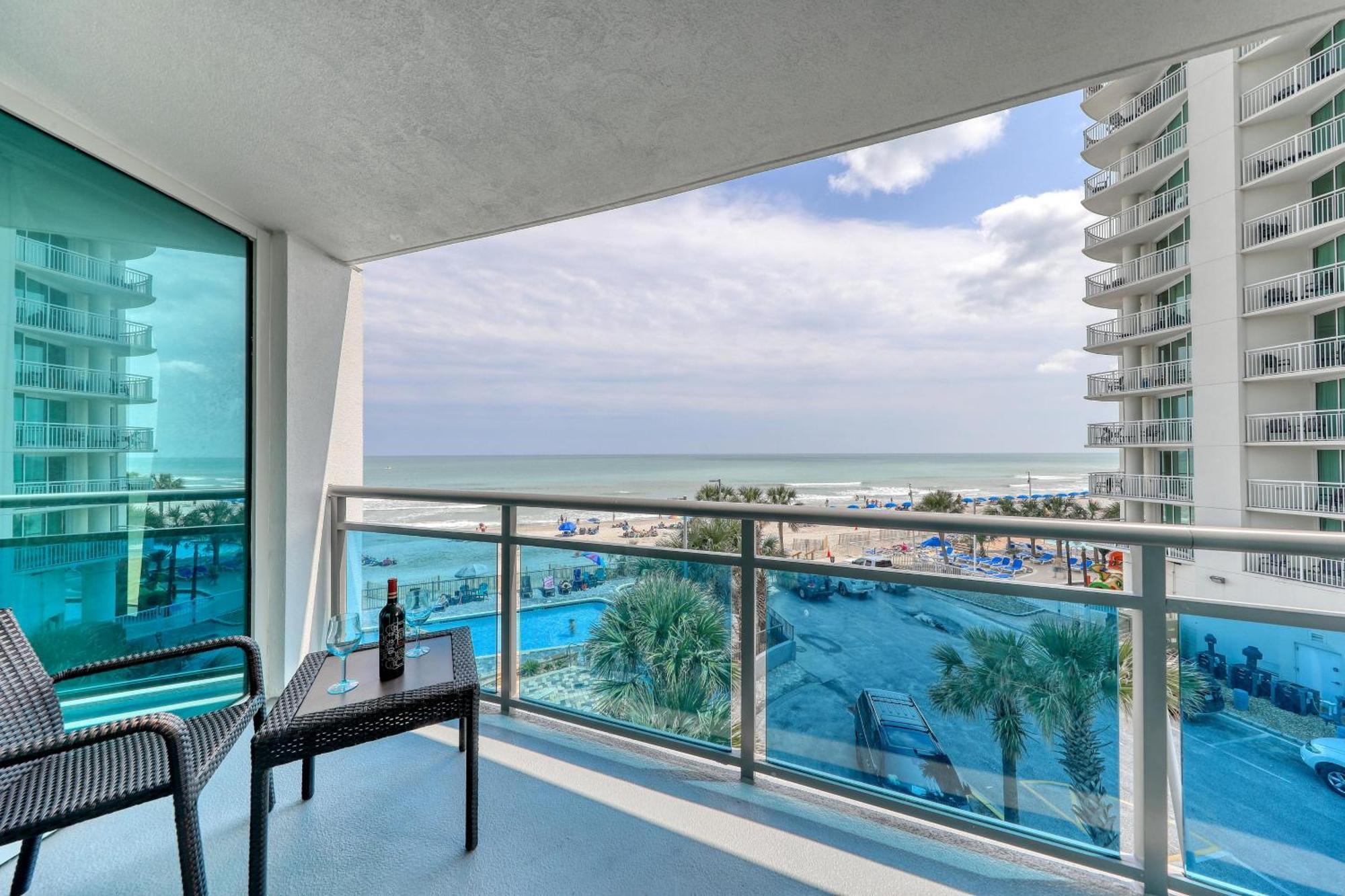 107 S Ocean Blvd, 0308 - Ocean Front Sleeps 6 Villa Myrtle Beach Bagian luar foto